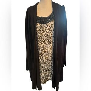 Women’s White Stag Plus blouse with attached cardigan Size 3X